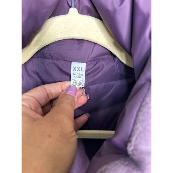 NWT Free Country Reversible Womens Puffer Jacket XXL Smoky Grape Polyester - Picture 5 of 7
